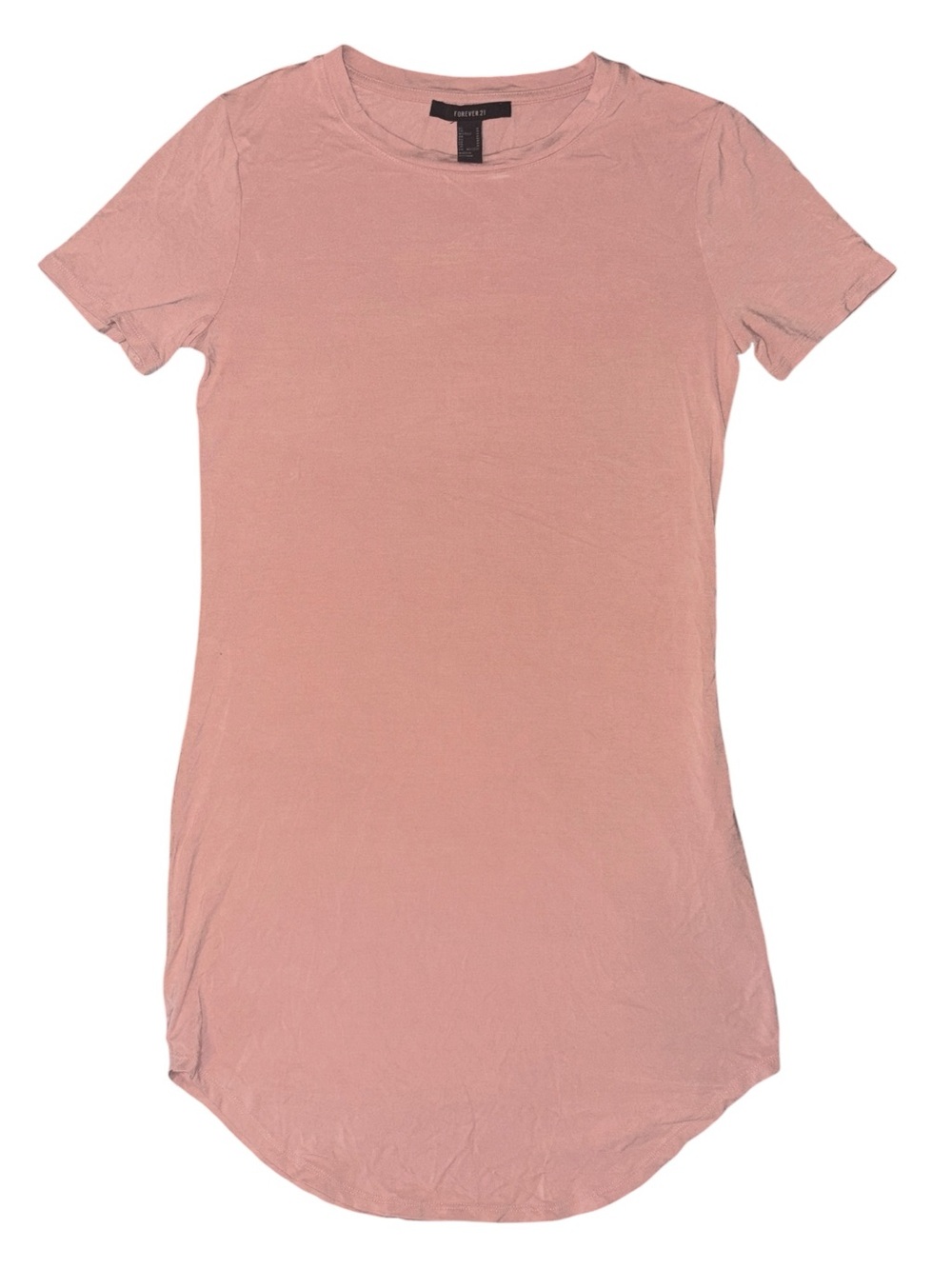 Forever 21 Pink Short Sleeve Tee Dress
